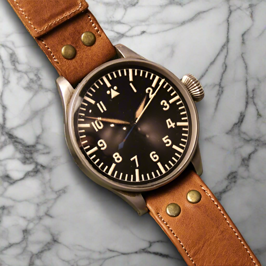 IWC Pilot B-Uhr Luftwaffe 1940's Ref. 431 Military Pilot Watch WWII 55mm (Mint)