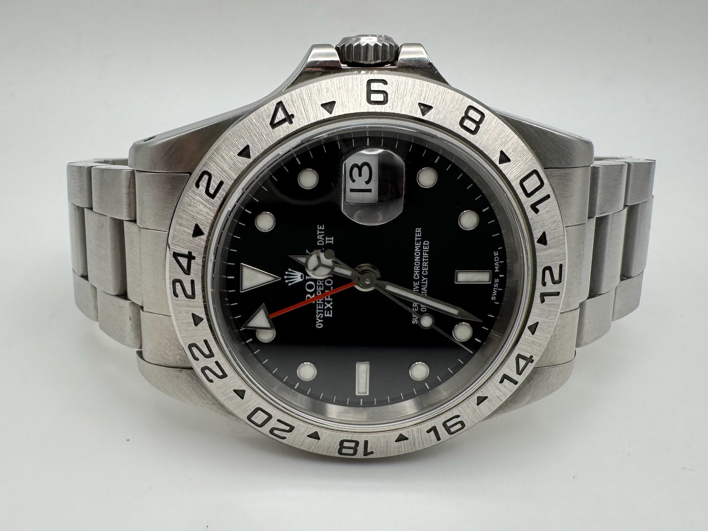 Rolex Explorer II Steel Black Dial Y Serial 2002 (Mint)