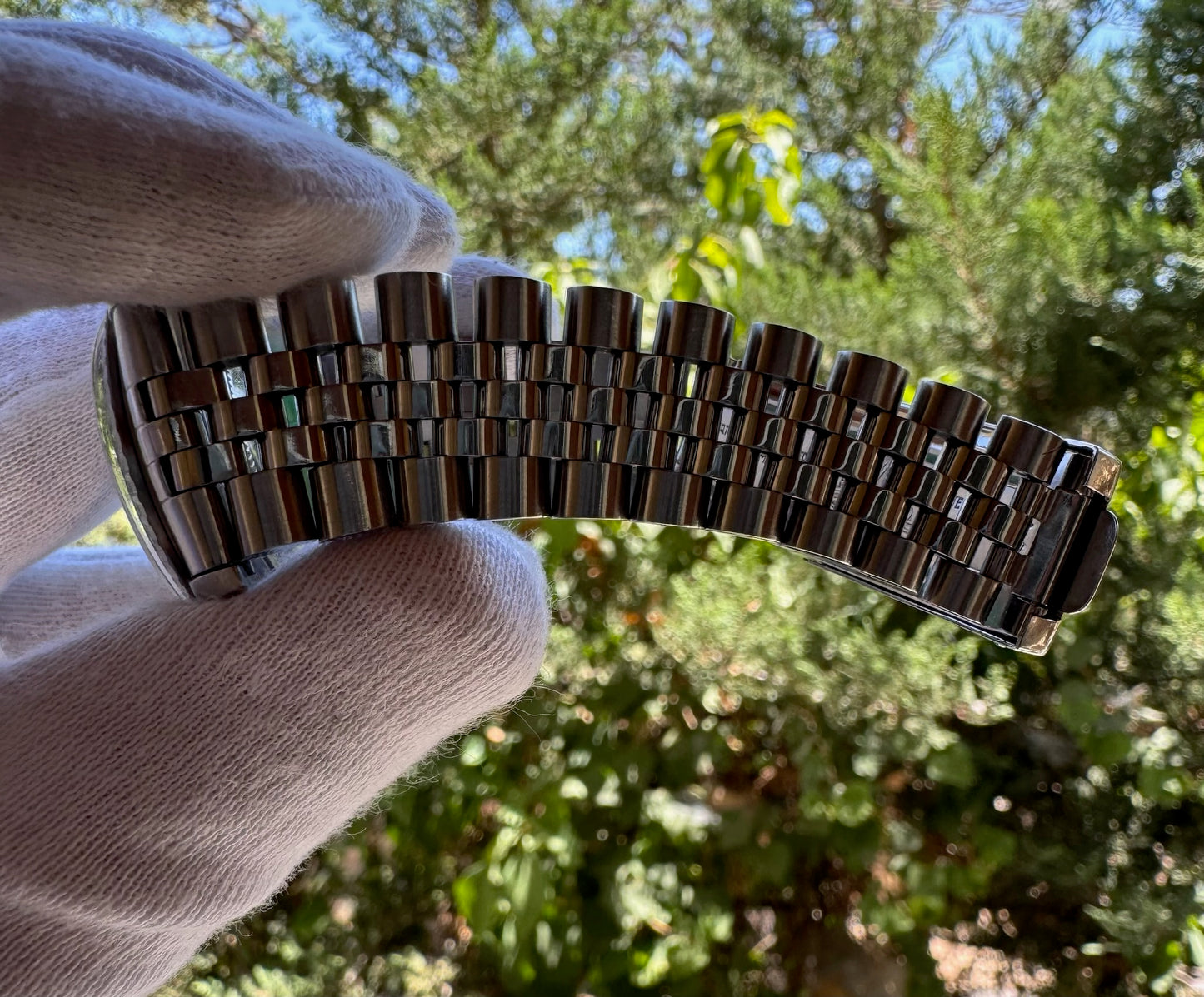 Rolex Datejust 36 Full Steel Jubilee White Porcelain Dial KSA Saudi Arabia Fahed 1988 (Full-Set/Unpolished)