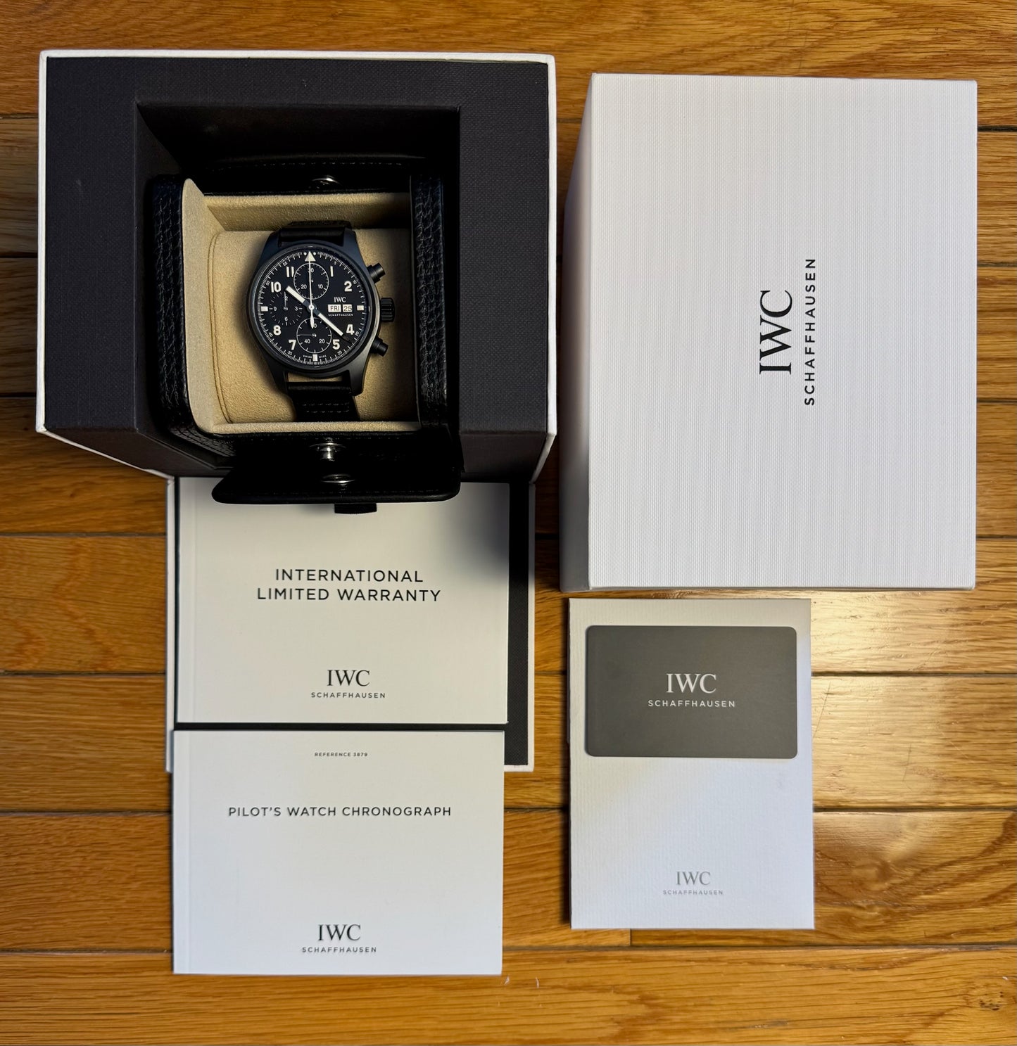 IWC Pilot Chronograph Ceratanium Tribute To 3705 Ltd Edition 2022 (Full-Set/Mint)