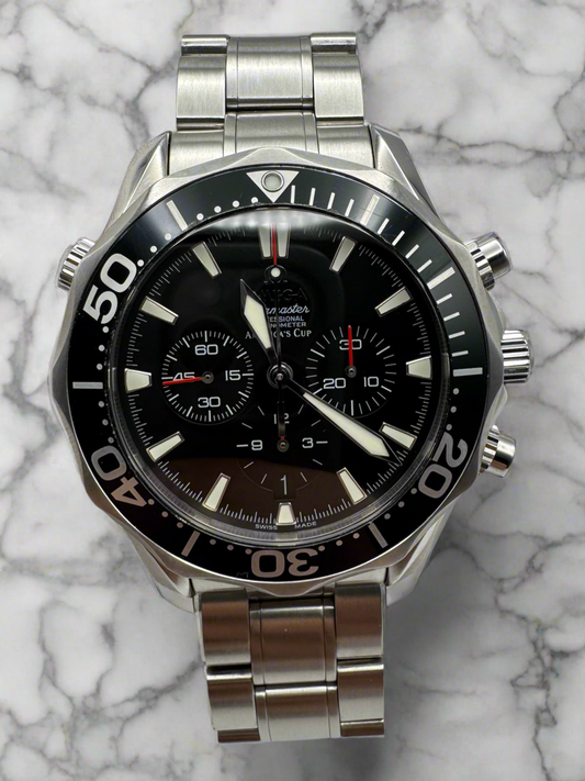 Omega Seamaster Diver 300M America’s Cup Chronograph Steel (Mint/Special Edition)