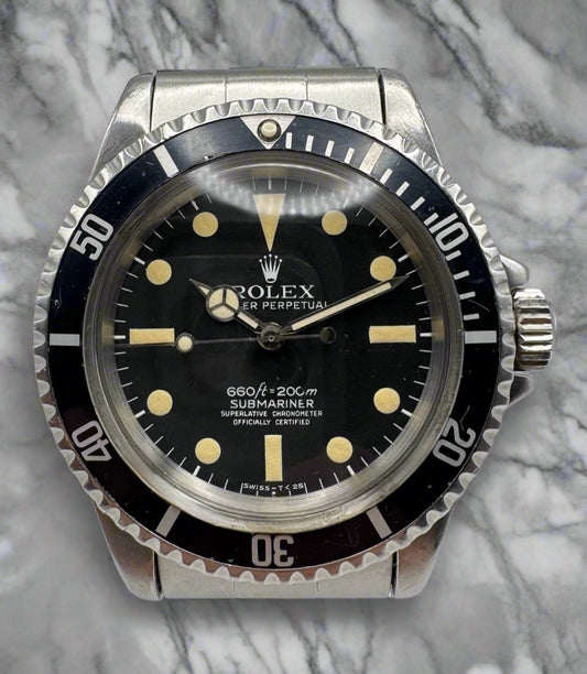 Rolex Submariner 5512 No Date 5512 Feet First Yellow Patina 1967 (Serviced)