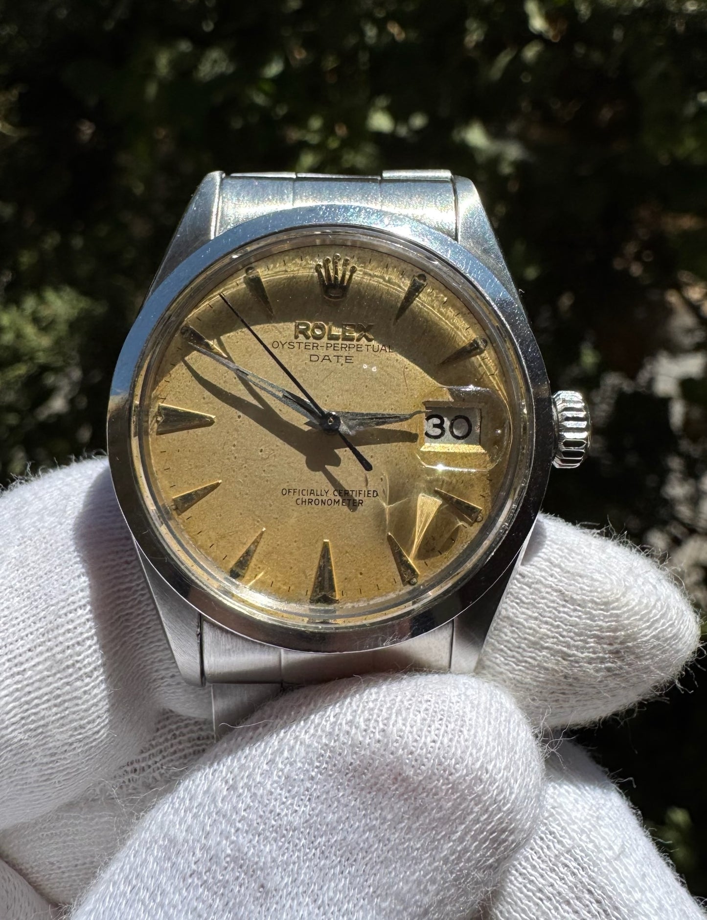 Rolex Oyster Perpetual Date 34 Full Steel Cream Dial (Serviced)