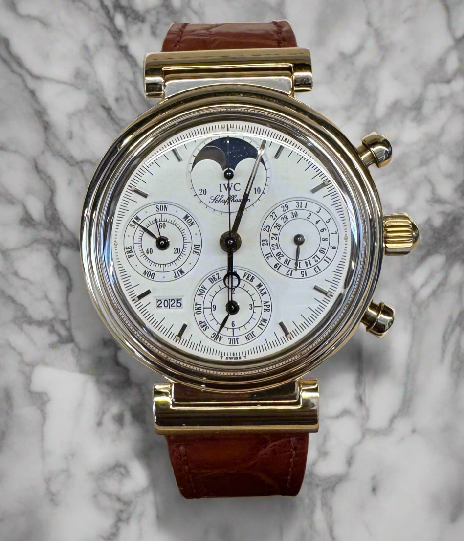 IWC Da Vinci Perpetual Calendar Chronograph Yellow Gold (Full-Set/Serviced)