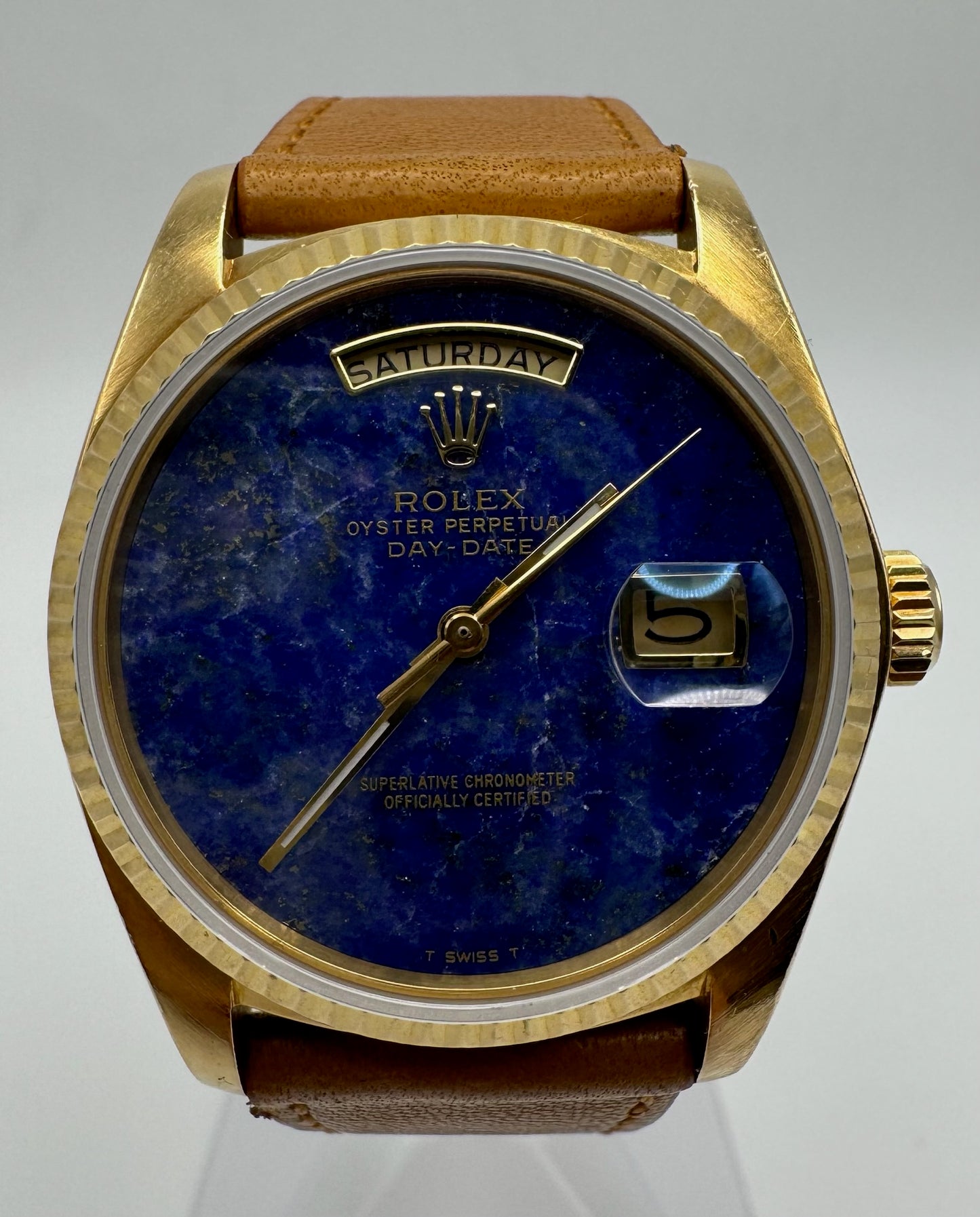 Rolex Day-Date 36 Yellow Gold Lapis Lazuli (Unpolished/Serviced)