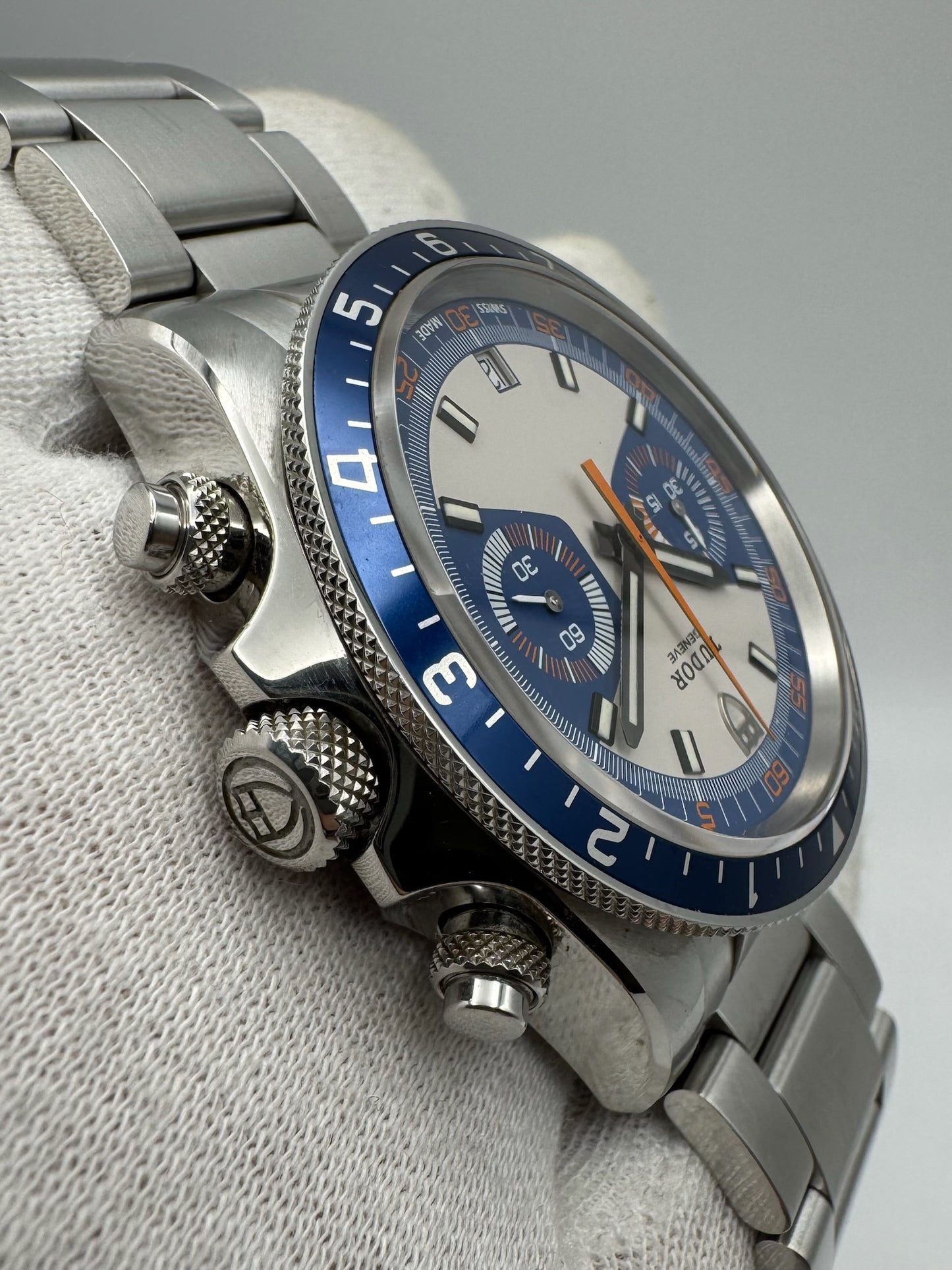 Tudor Heritage Chrono Blue Carlo Blue/Grey 2015 (Full-Set/Mint)