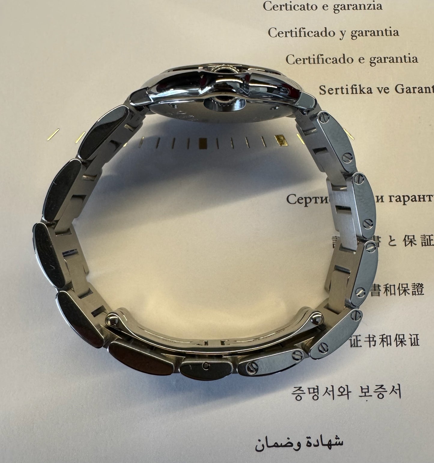 Cartier Ballon Bleu 28 Lady Quartz Full Steel 2009 (Full-Set/Mint)