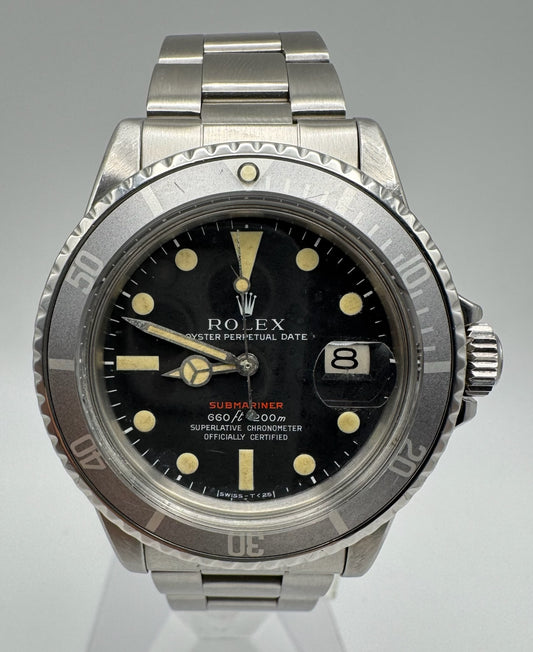 Rolex Submariner Date 1680 Red Ghost Bezel 1970 (Serviced)