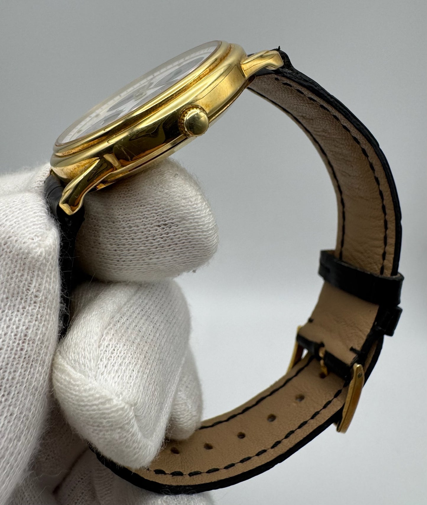 Piaget Annual Calendar Yellow Gold Rare Nipple Dial (Unpolished/Serviced)