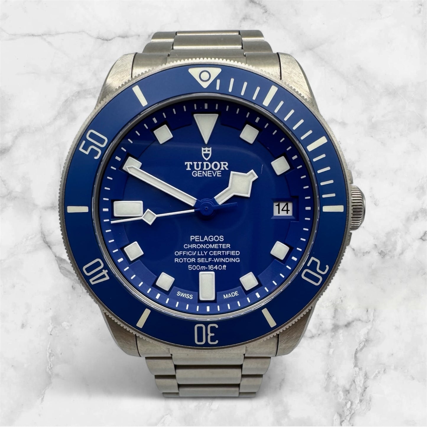 Tudor Pelagos Full Titanium Blue Dial 2022 (Full-Set/Unpolished)