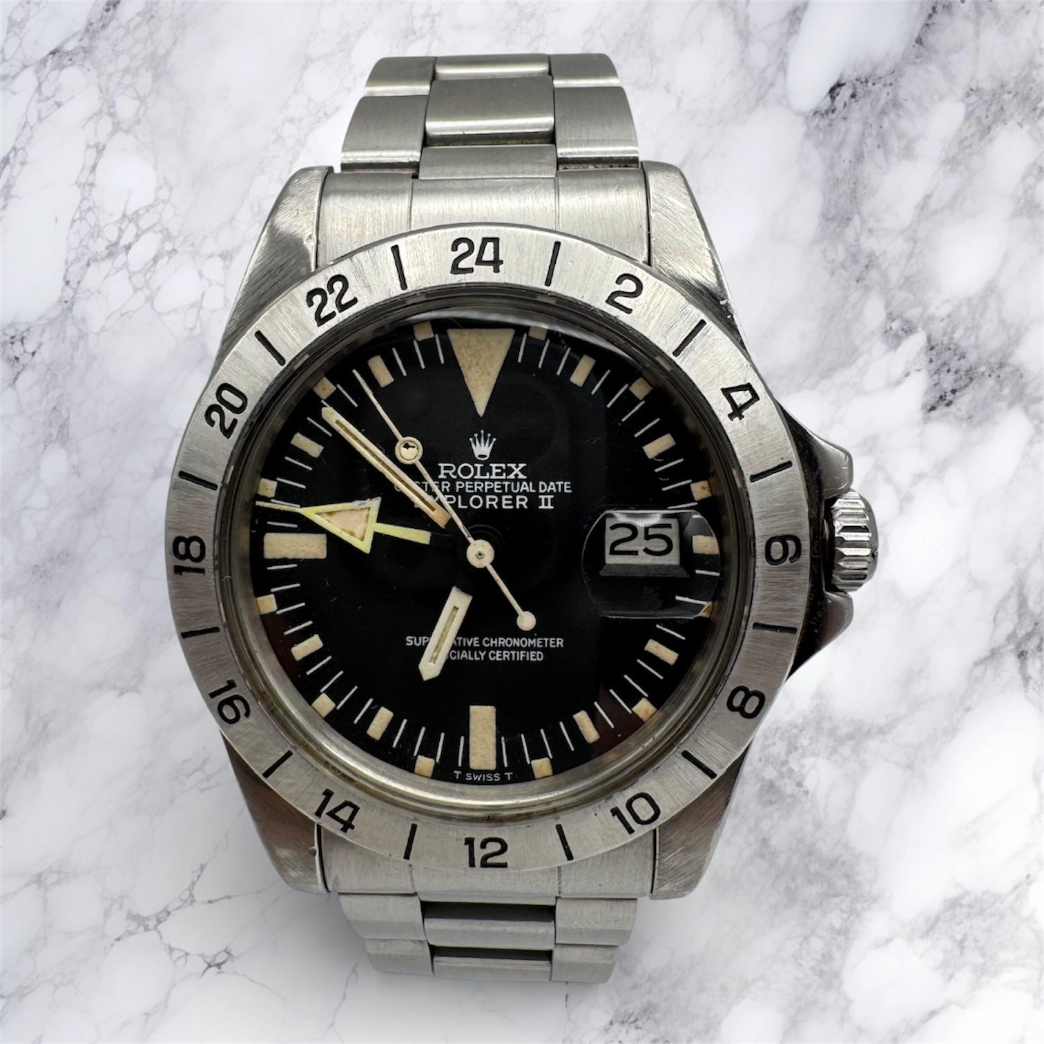 Rolex Explorer II 1655 MK2 Lollipop Full Steel 1972 (Full-Set
