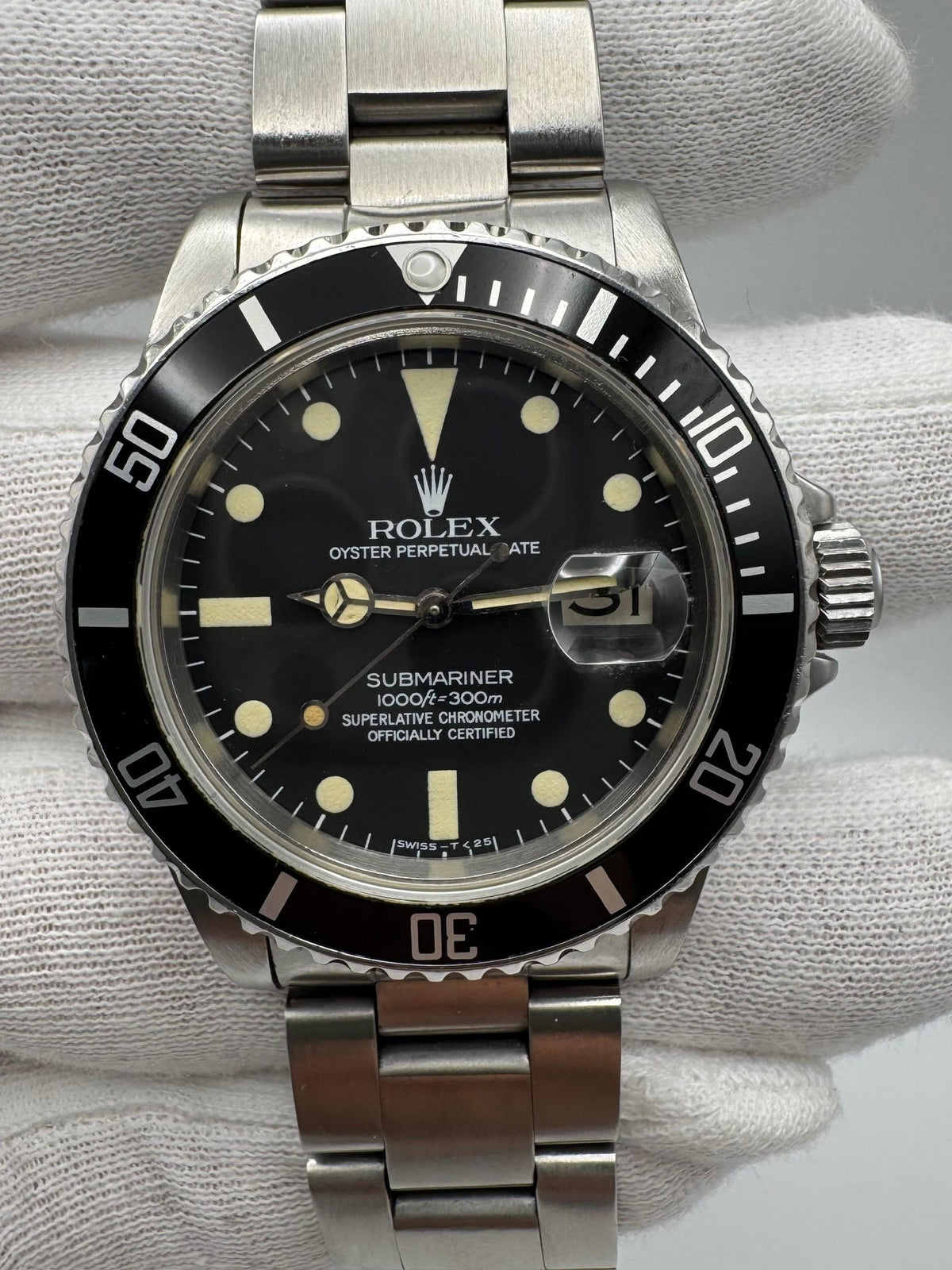 Rolex Submariner Date 16800 Black Matte Dial 1980 (Serviced)