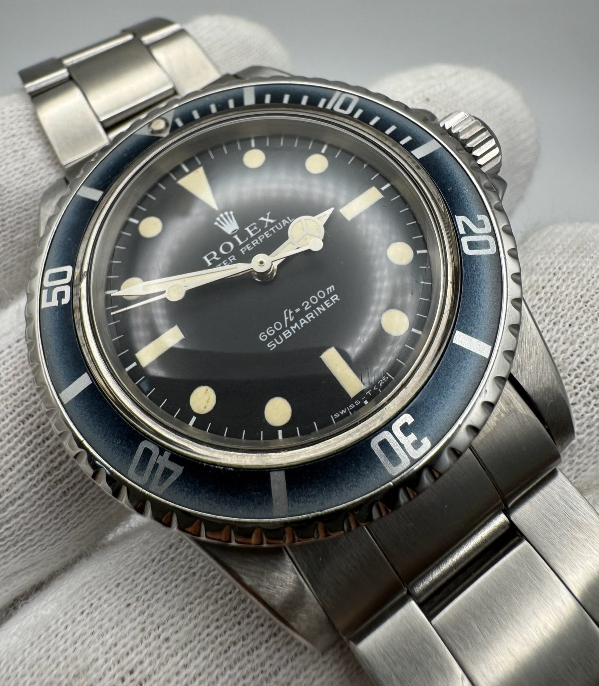 Rolex Submariner No Date 5513 Feet First Faded Blue Insert 1971 (Full-Set/Serviced)