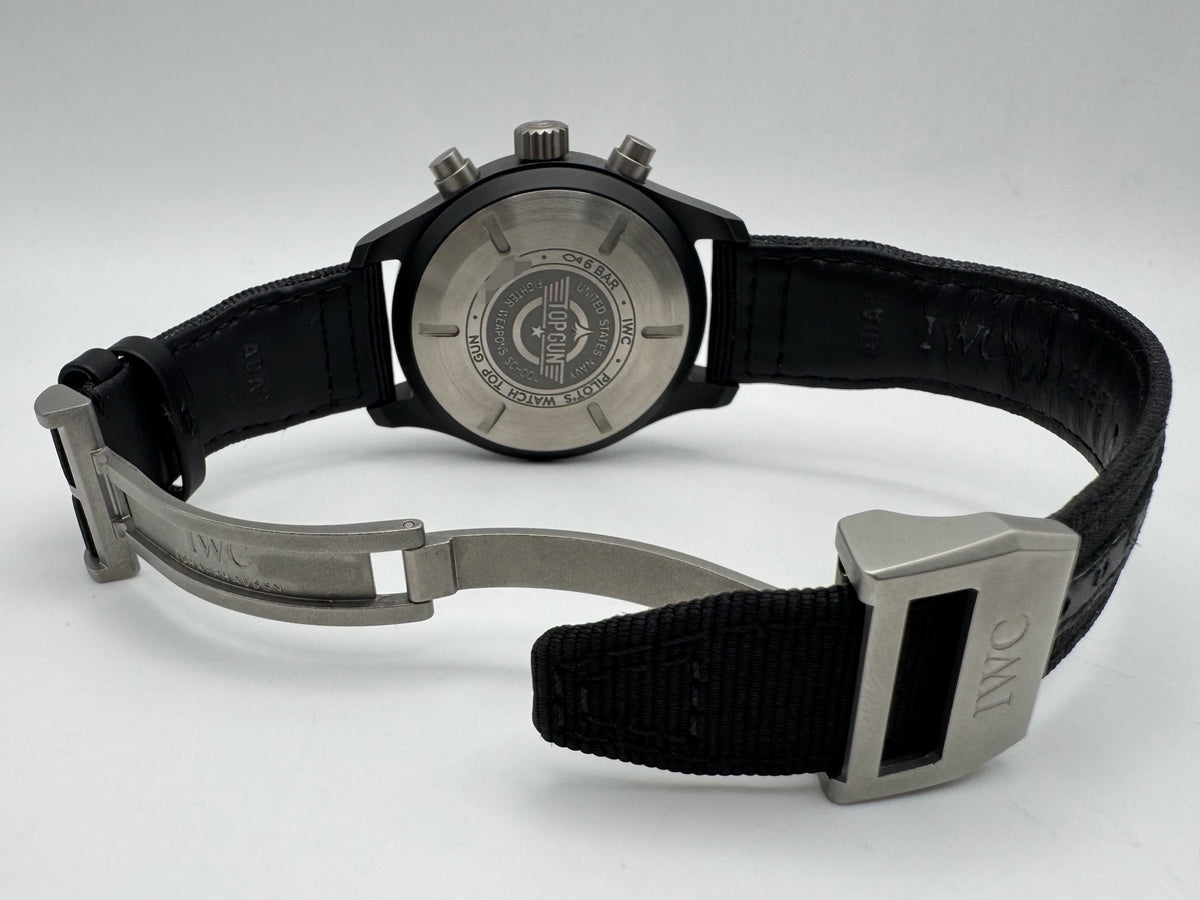 IWC Pilot Chronograph Top Gun IW389101 Black Dial Ceramic 44mm (Full-Set)