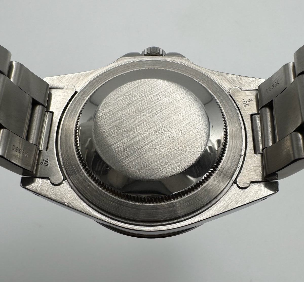 Rolex Explorer II 16550 Black Dial Yellow Patina 1983