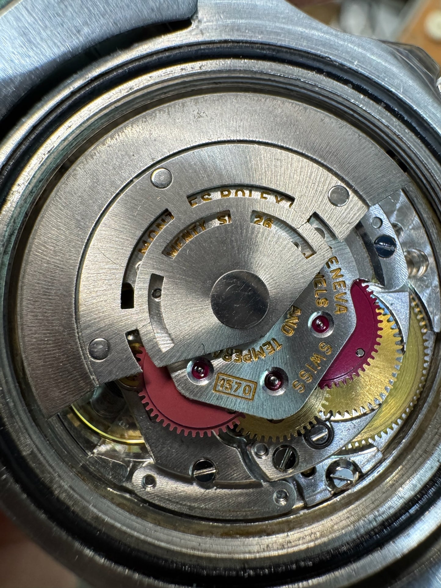 Rolex GMT-Master 1675 MK1 Long E Pumpkin Zinc Sulfide Lume Fuchsia Insert 1968