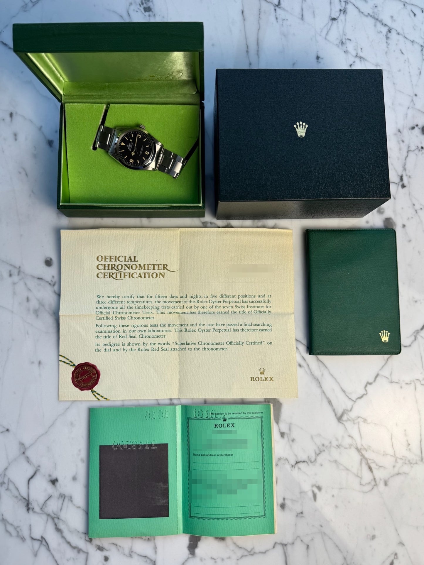 Rolex Explorer 1016 MK1 Frog Foot Matte Dial 1969 (Full-Set/Serviced)