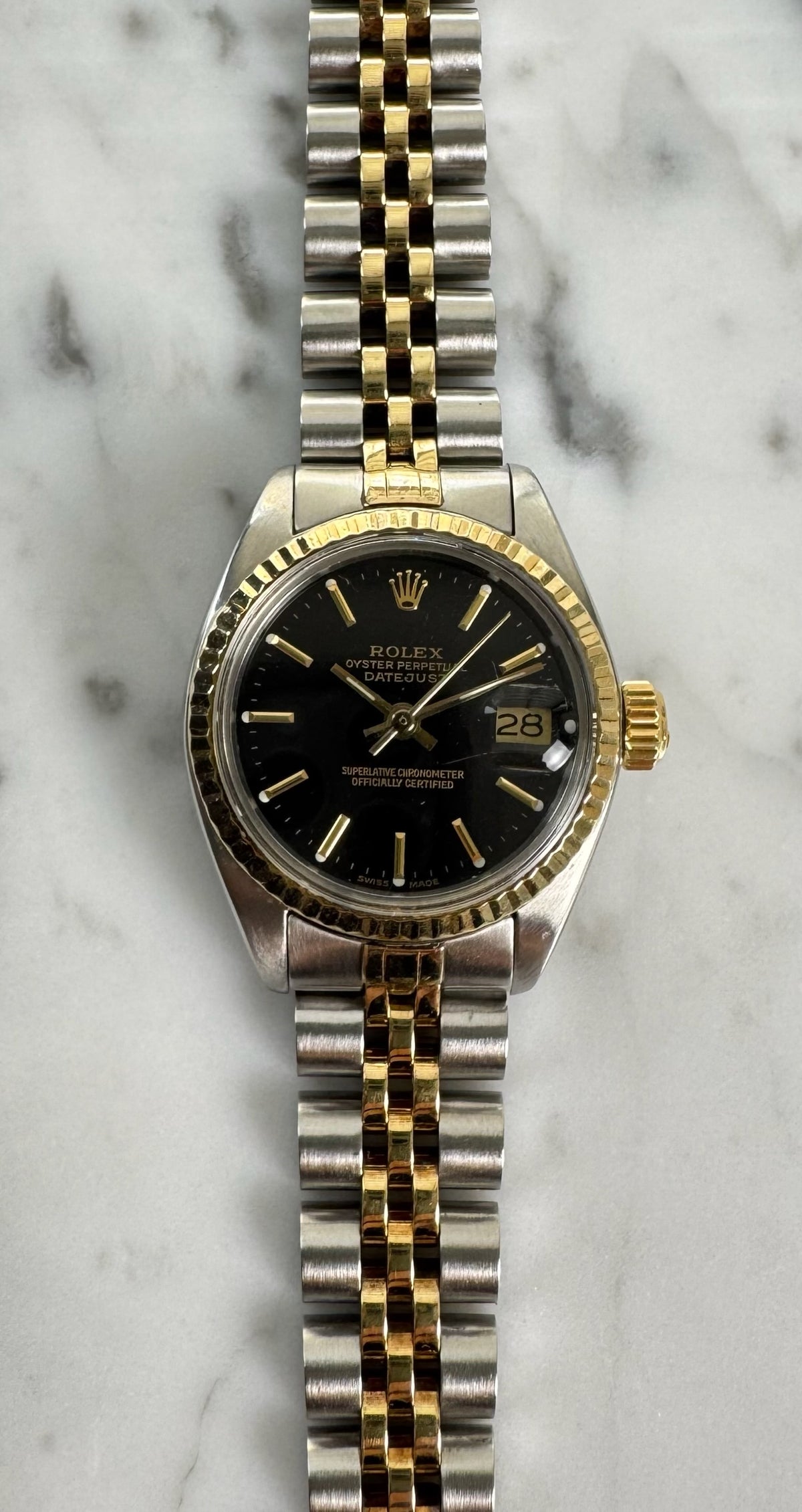 Rolex Lady-Datejust 6917 2-Tone Black Dial 1978 (Serviced)