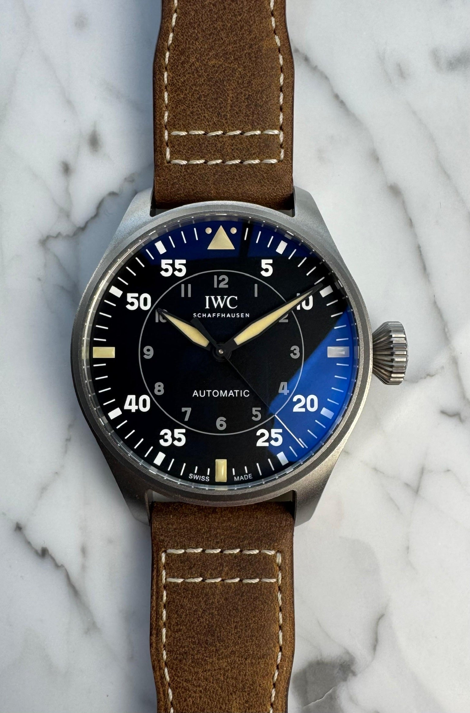 IWC Big Pilot Spitfire 43 Titanium Black Dial 2023 (Full-Set/Mint