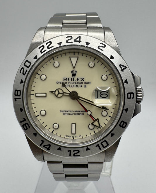 Rolex Explorer II 16550 Cream Dial 1985
