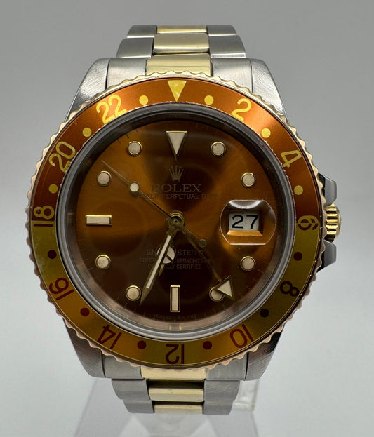 Rolex GMT-Master II 16713 Rootbeer 2 Tone 1984 (Serviced)