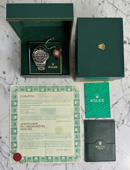 Rolex Sea-Dweller 16660 Matte Tropical Dial Pumpkin Patina 1983 (Full-Set/Serviced)
