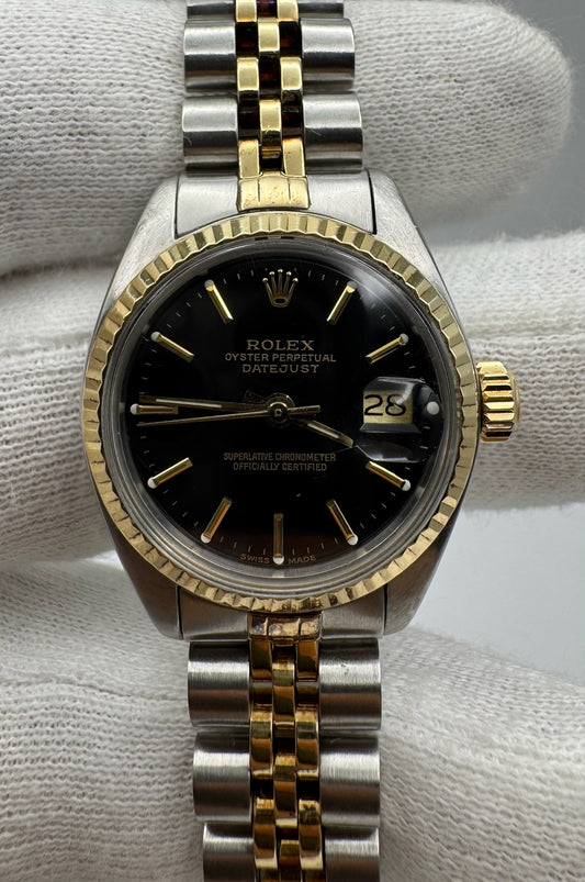 Rolex Lady-Datejust 6917 2-Tone Black Dial 1978 (Serviced)