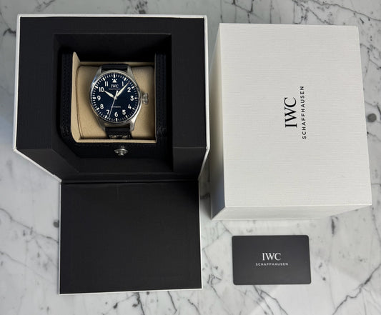IWC Big Pilot IW329303 43mm Petit Prince Blue Dial 2022 (Full-Set/Unpolished)