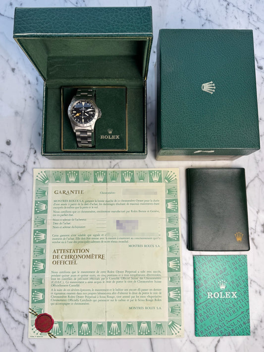 Rolex Explorer II 1655 "Steve McQueen" Tritium Dial 1982 (Full-Set/Serviced)