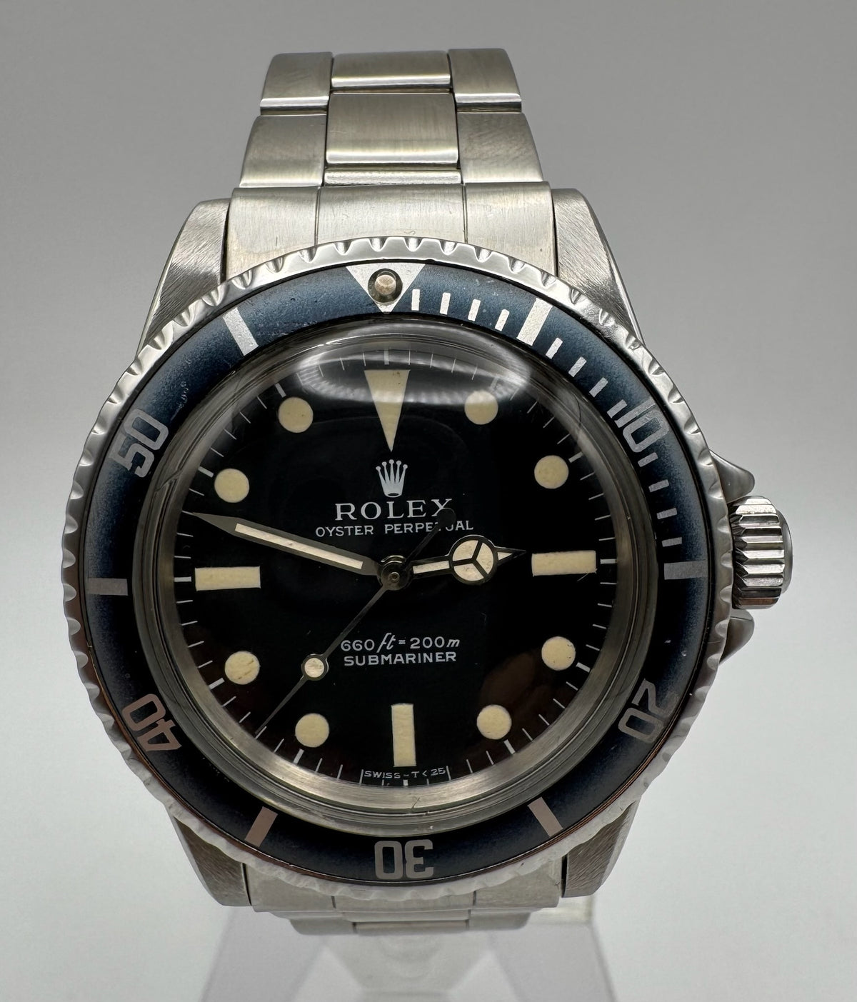 Rolex Submariner No Date 5513 Feet First Faded Blue Insert 1971 (Full-Set/Serviced)