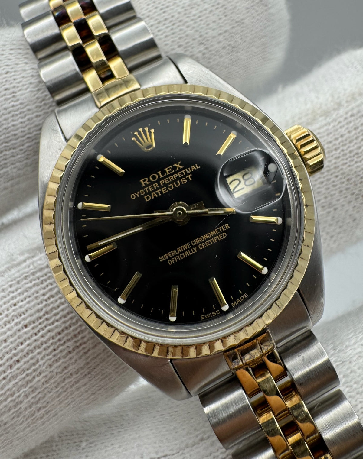 Rolex Lady-Datejust 6917 2-Tone Black Dial 1978 (Serviced)