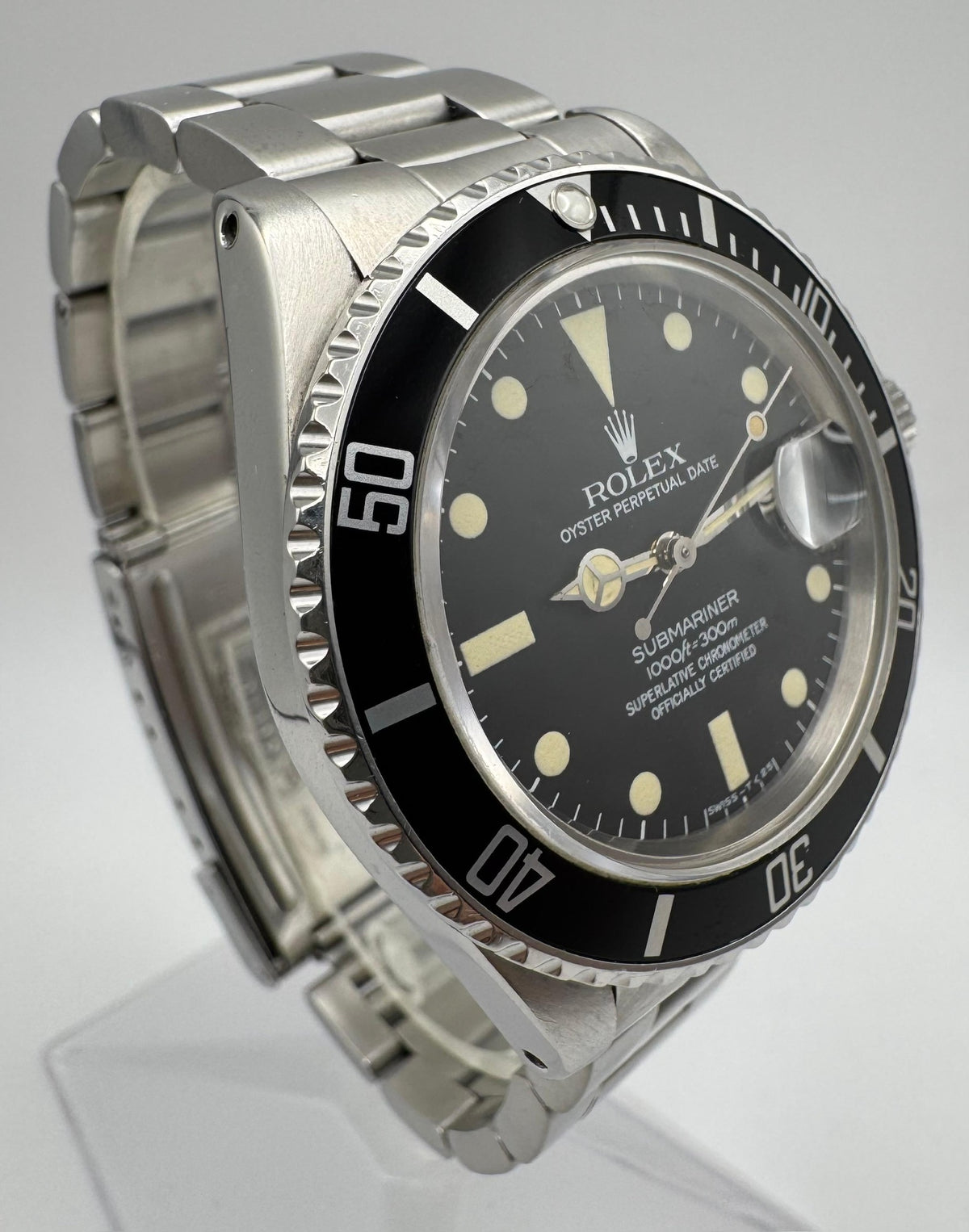 Rolex Submariner Date 16800 Black Matte Dial 1980 (Serviced)