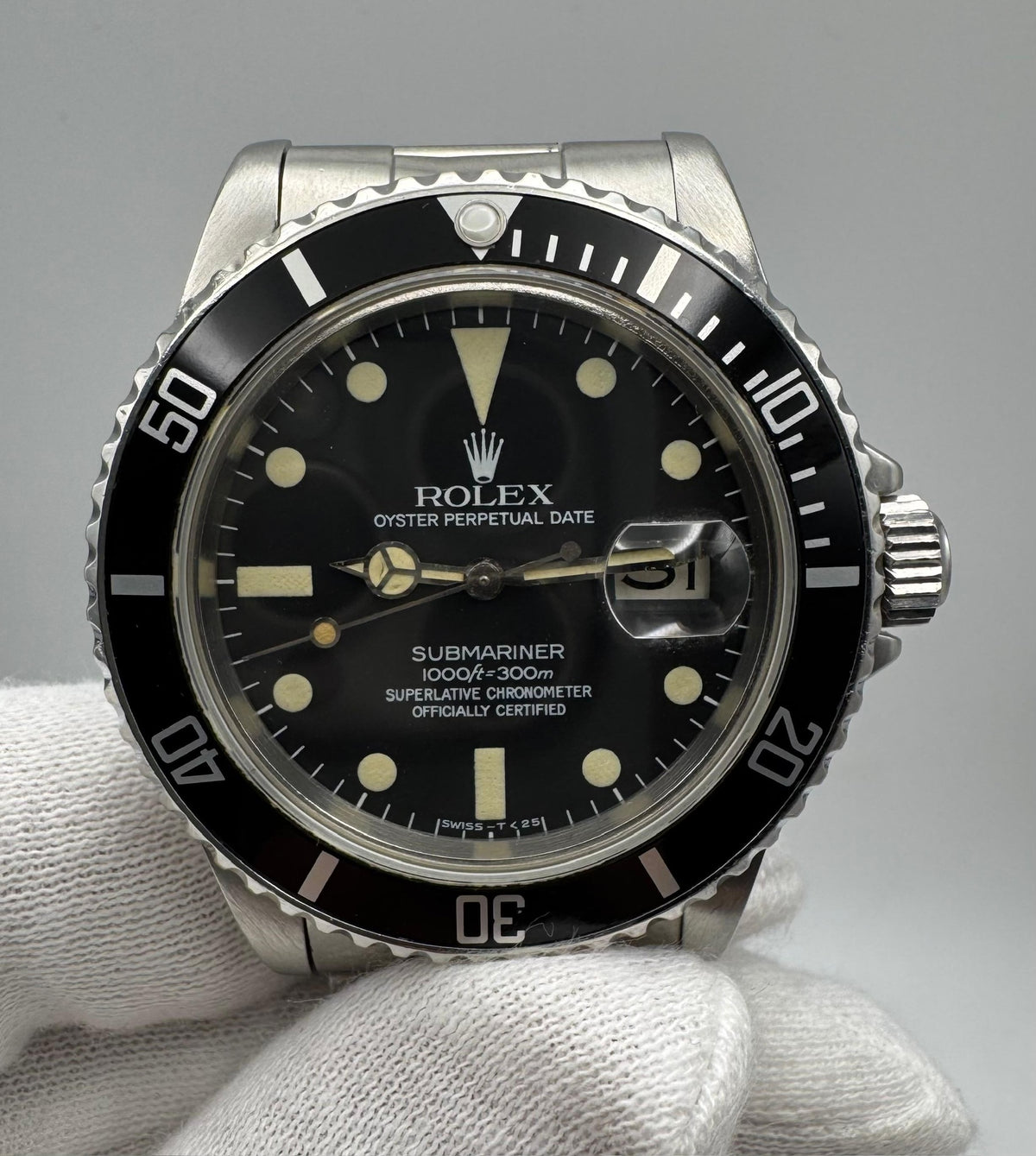Rolex Submariner Date 16800 Black Matte Dial 1980 (Serviced)