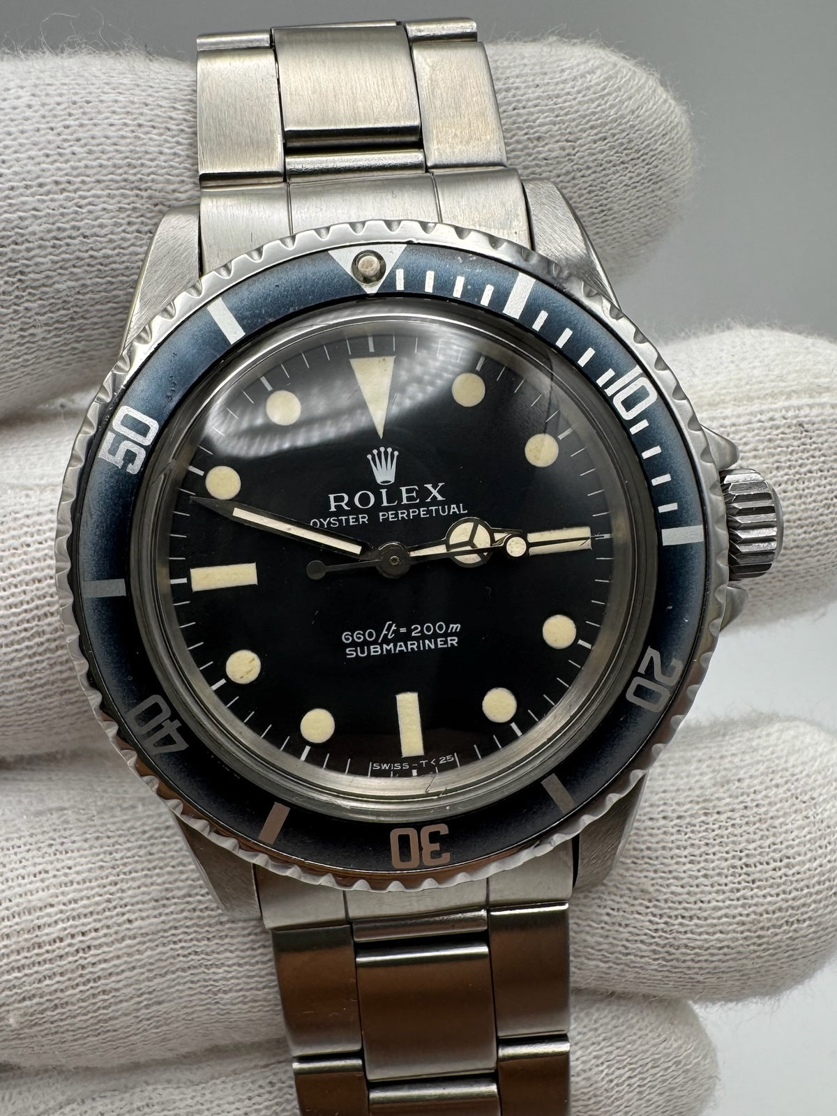 Rolex Submariner No Date 5513 Feet First Faded Blue Insert 1971 (Full-Set/Serviced)