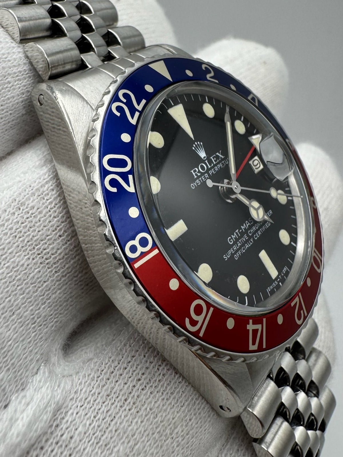 Rolex GMT-Master 1675 MK4 Pepsi Jubilee Vintage 1978 (Serviced)