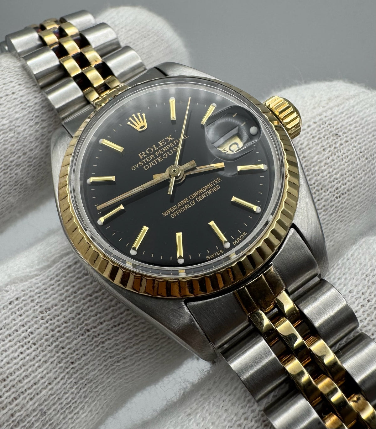 Rolex Lady-Datejust 6917 2-Tone Black Dial 1978 (Serviced)