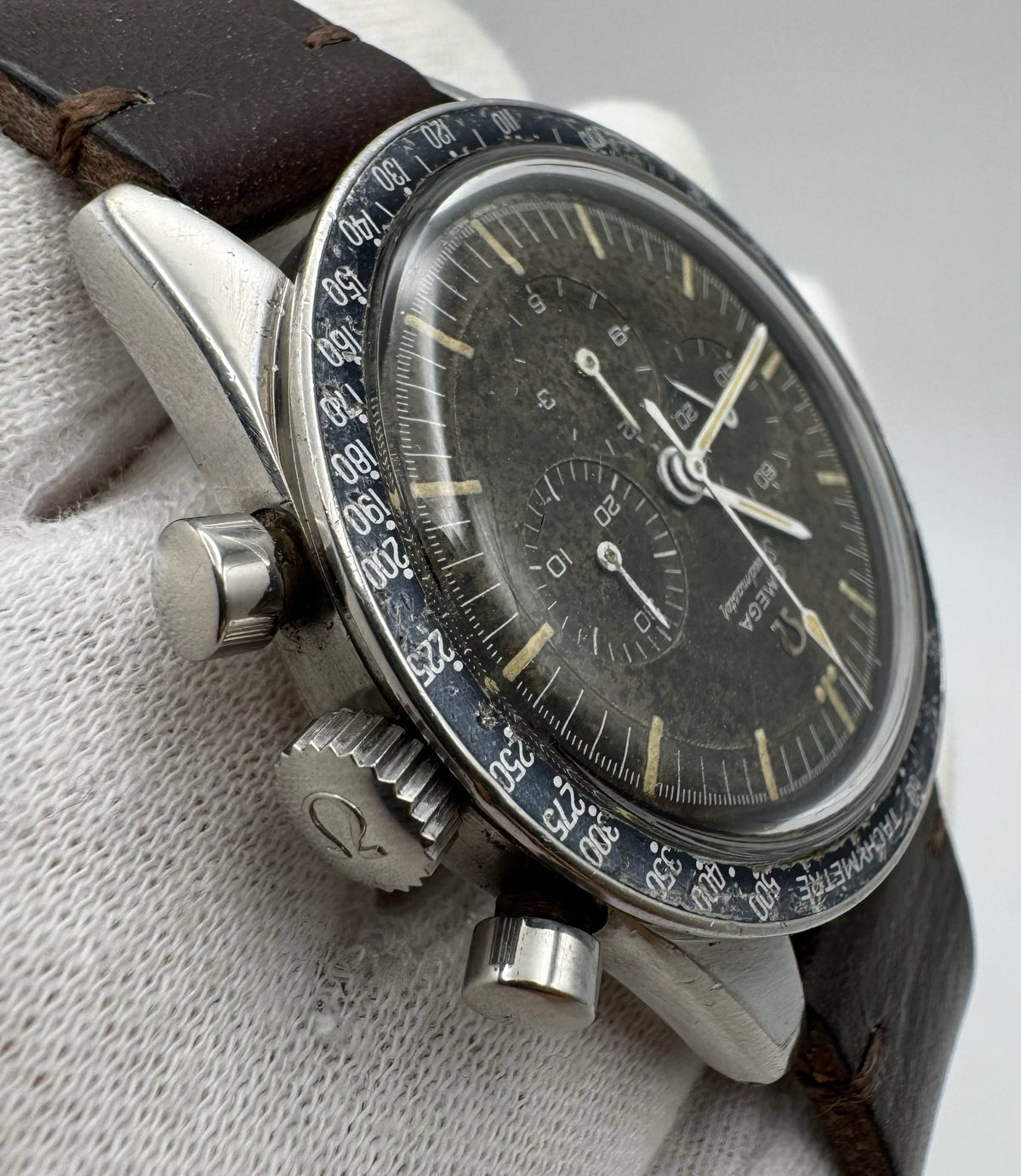 Omega Speedmaster "Ed White" 105.003-65 Tropical Dial Dot Over 90 Blue Bezel Cal. 321 1965
