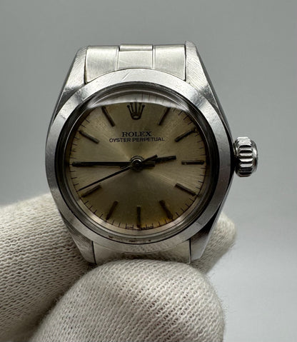 Rolex Oyster Perpetual 26 Full Steel Oyster Silver Dial 1978 (Unpolished/Serviced)