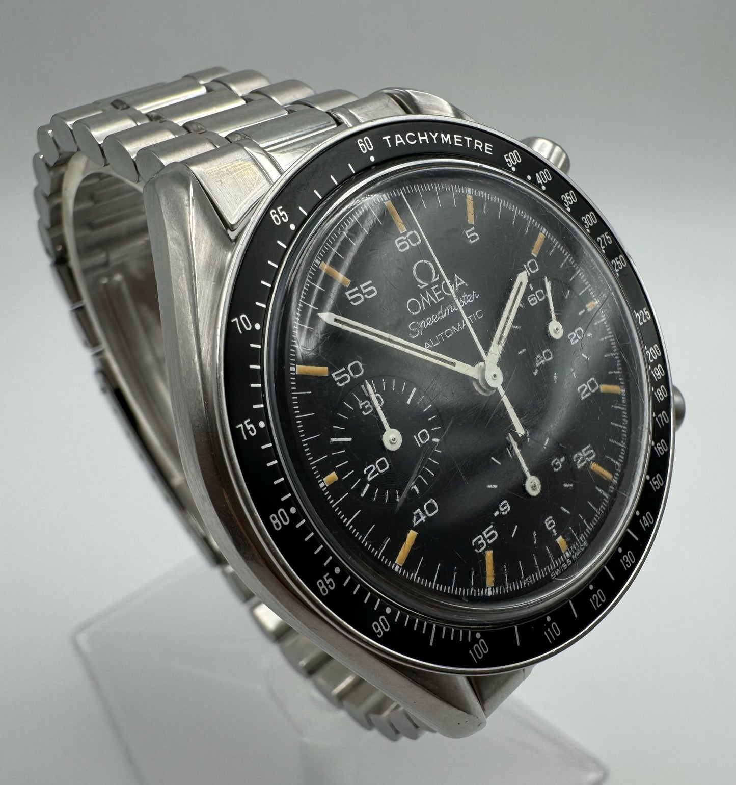 Omega Speedmaster Reduced with Tritium Dial (Unpolished)