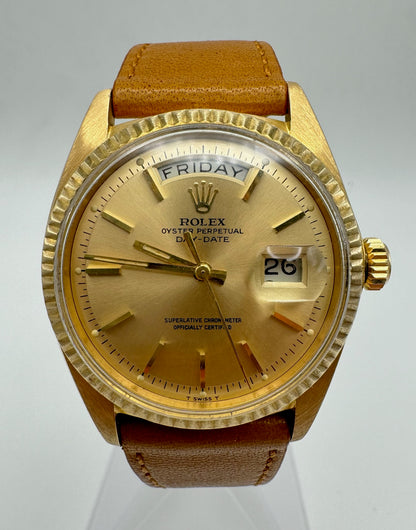 Rolex Day-Date 36 Yellow Gold with Champagne Dial 1960s