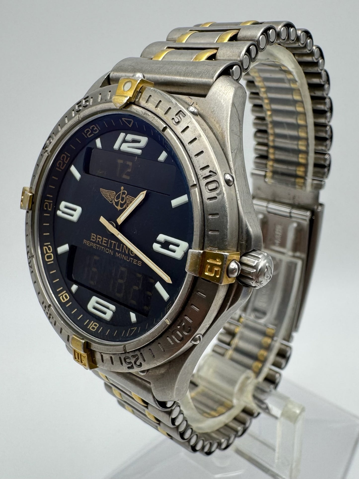 Breitling Aerospace Full Titanium 2 Tone Black Dial (Unpolished)