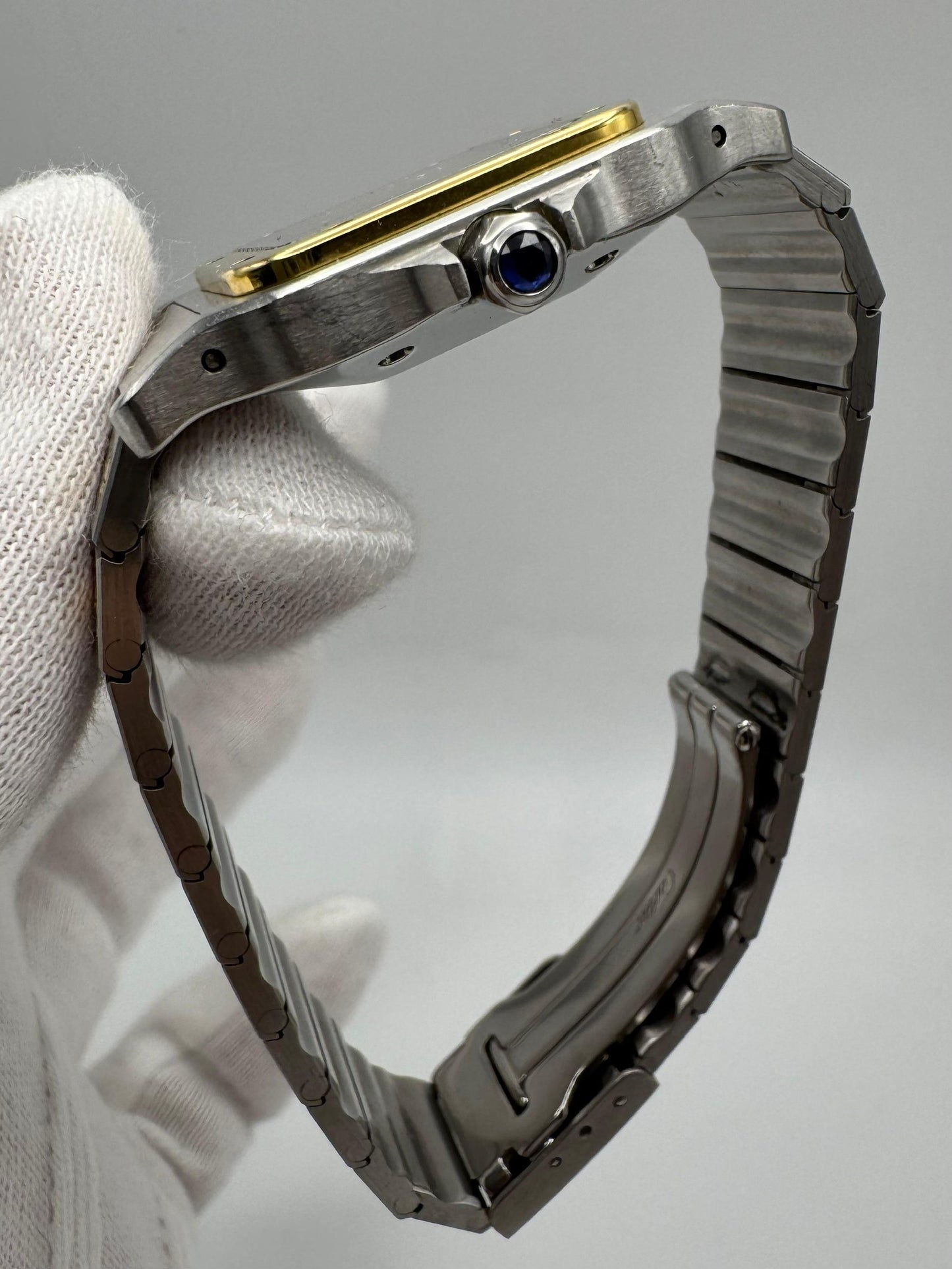 Cartier Santos Galbée 2 Tone Automatic 1994 Original Owner (Full-Set/Unpolished/Serviced)