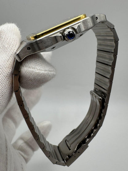 Cartier Santos Galbée 2 Tone Automatic 1994 Original Owner (Full-Set/Unpolished/Serviced)