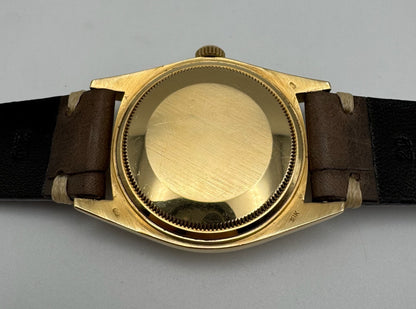 Rolex Day-Date 36 Yellow Gold Head 18K Factory Diamond Dial 1977 (Service Papers/Serviced)