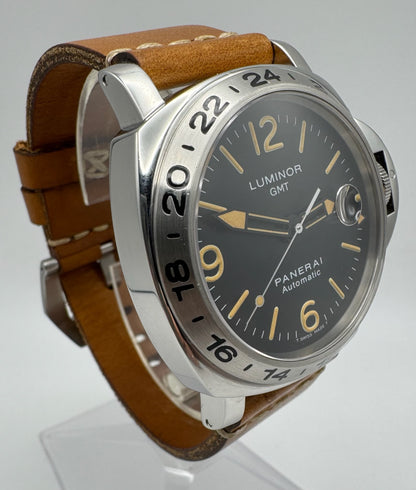Panerai Luminor GMT PAM23 Automatic 44 A Serial Tritium Dial 1998 (Papers/Unpolished/Serviced)
