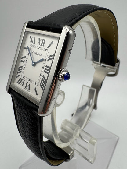 Cartier Tank Solo Steel Large Size Quartz Silver Dial 2020 (Full-Set/Mint)