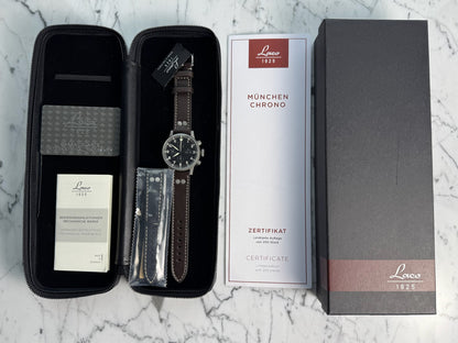 Laco Pilot München Chronograph Automatic 2020 Ltd Edition 200 Pcs (Full-Set/Unworn NOS)