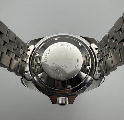 Heuer Professional Vintage Diver Full Steel Quartz Black Dial (Unpolished)