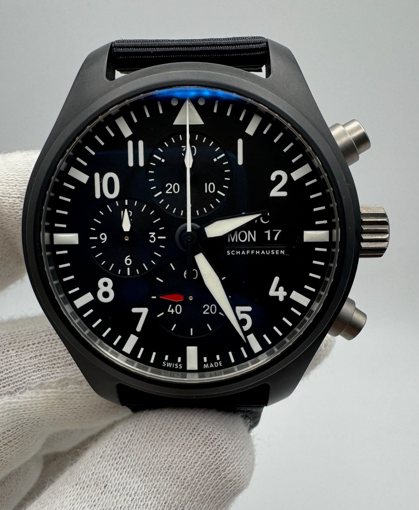 IWC Top Gun 44 Ceramic Chronograph 2022 (Full-Set/Unworn)