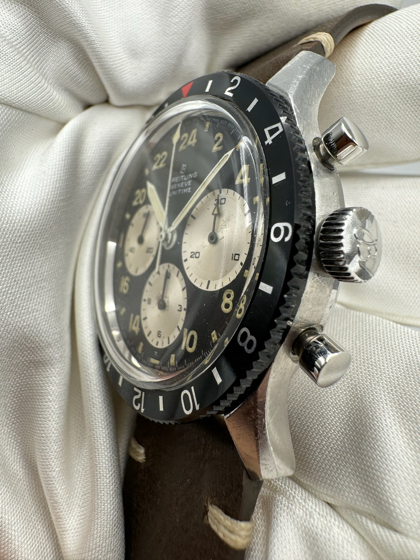 Breitling Unitime Co-Pilot Vintage Steel